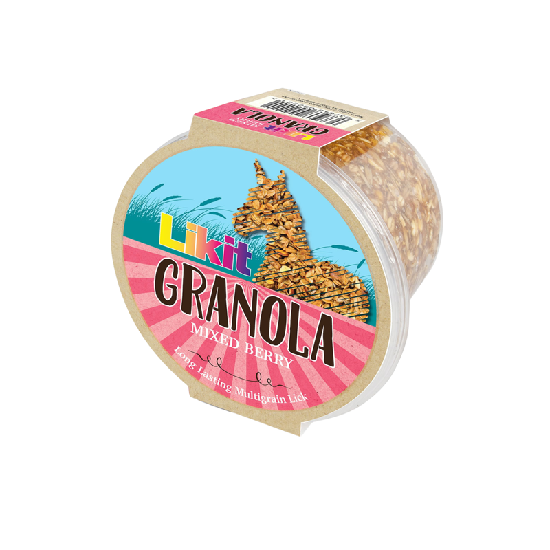 Likit Granola Lick Mixed Berry 550g in Red