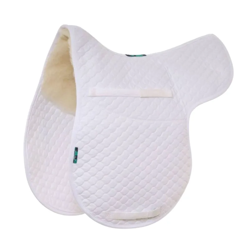 Griffin NuuMed NM08A Hi-Wither Half Wool GP Numnah in White