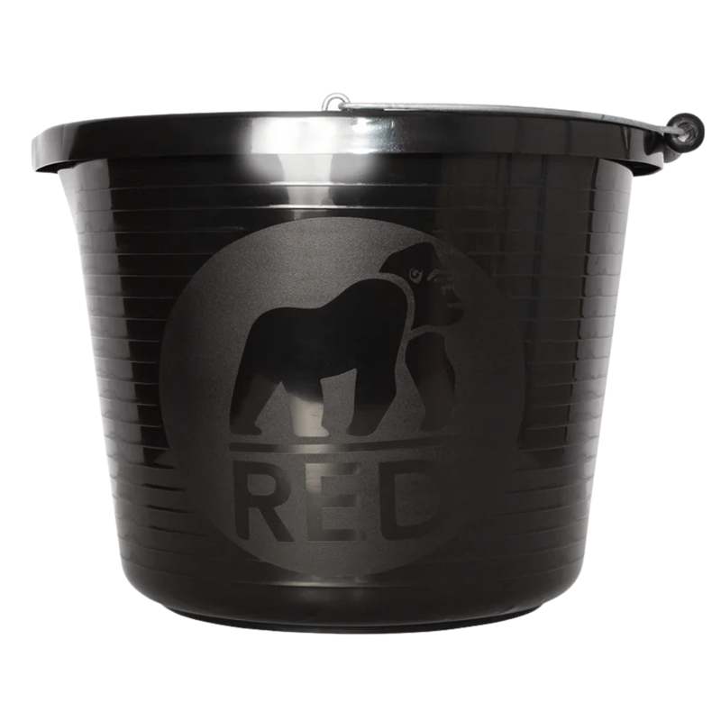 Red Gorilla Premium Bucket in Black