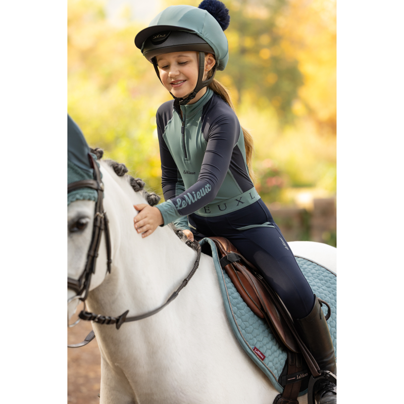 LeMieux Mini Baselayer in Navy/Aloe-2
