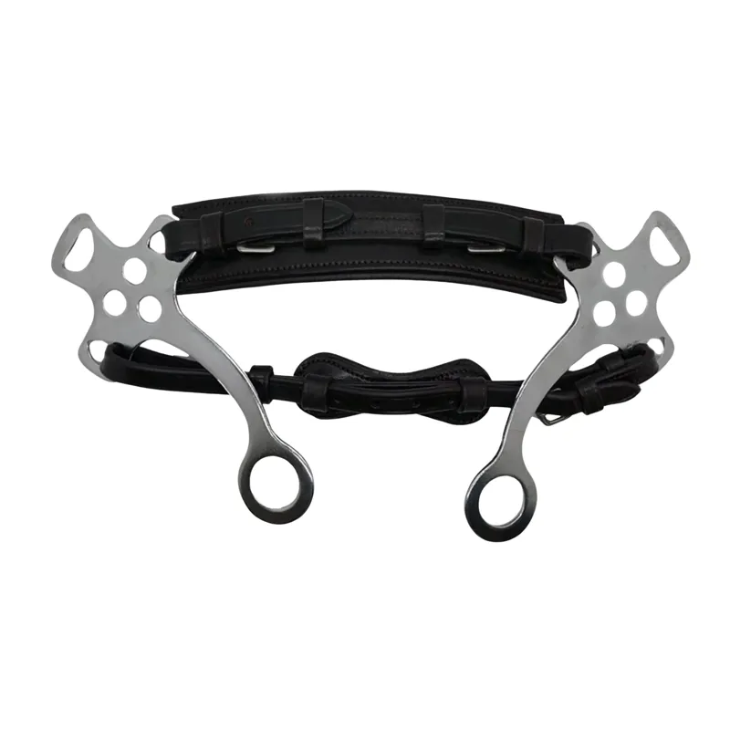 Townfields Hackamore English Bit Padded Leather in Havana