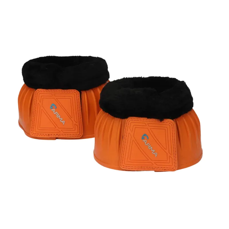 ARMA Fleece Over Reach Boots in Orange