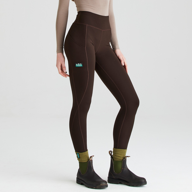 Ridgeline Ladies Infinity Tights Deep Bark-3