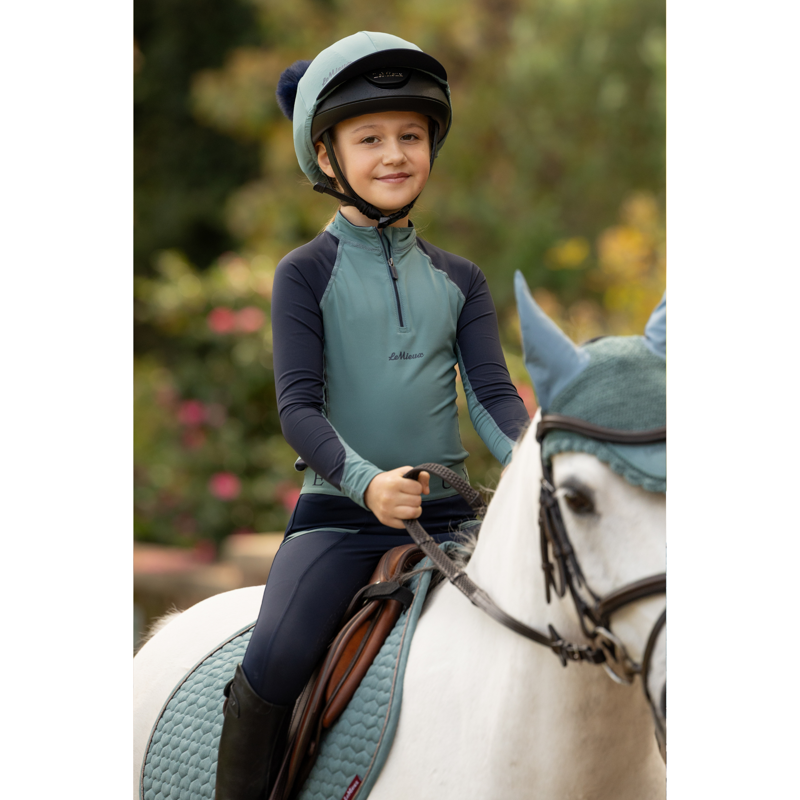 LeMieux Mini Baselayer in Navy/Aloe-3