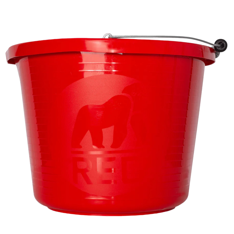 Red Gorilla Premium Bucket in Red