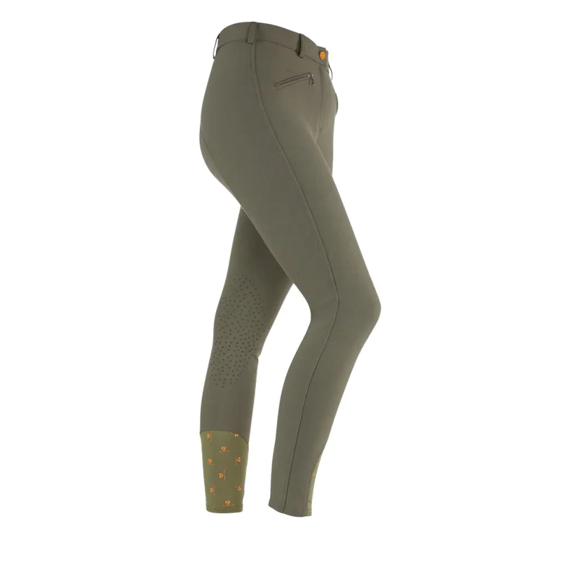 Aubrion Thompson Womens Breeches in Olive