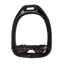 Flex-On Green Composite Inclined Ultra Grip Stirrups in Black/Black/Burgundy