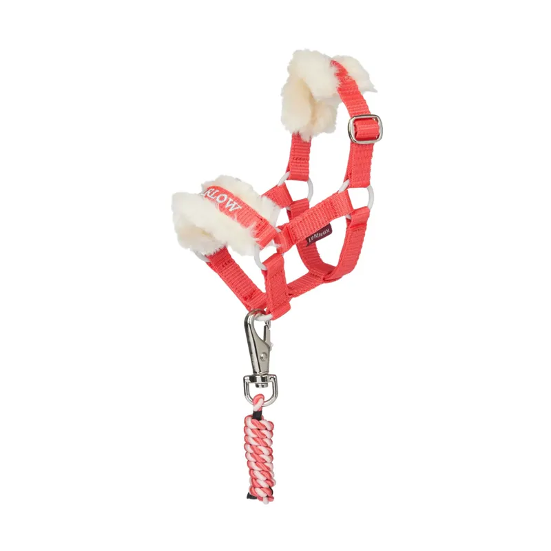 LeMieux Harlow Toy Pony Headcollar and Leadrope in Coral Crush