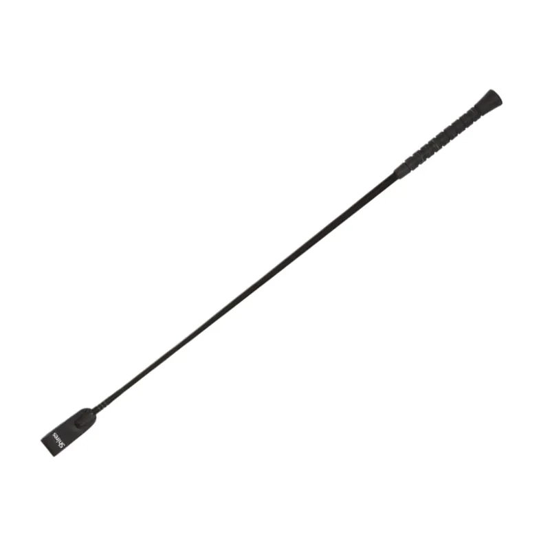 Shires 26.5 Inch Plain Stem Whip In Black