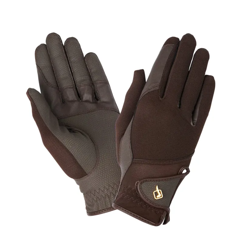LeMieux Pro Touch Classic Riding Gloves in Brown