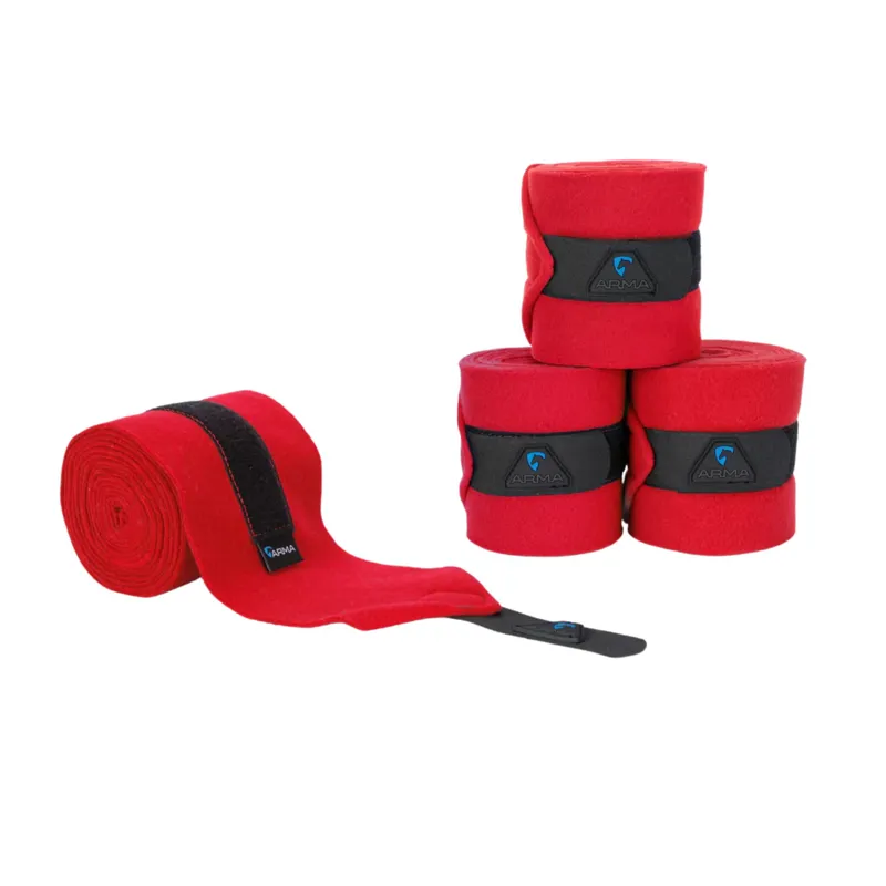 ARMA Fleece Bandages In Red