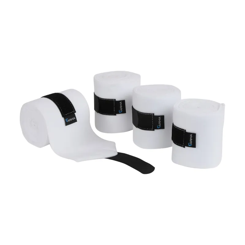 ARMA  Fleece Bandages In White