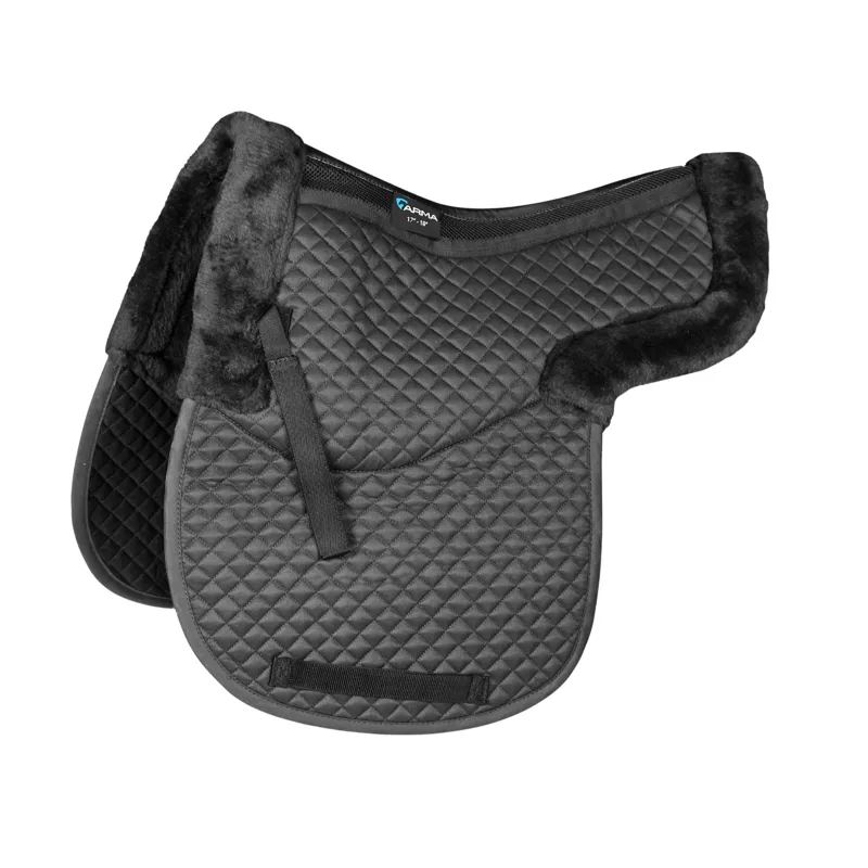 ARMA Half Lined Numnah in Black