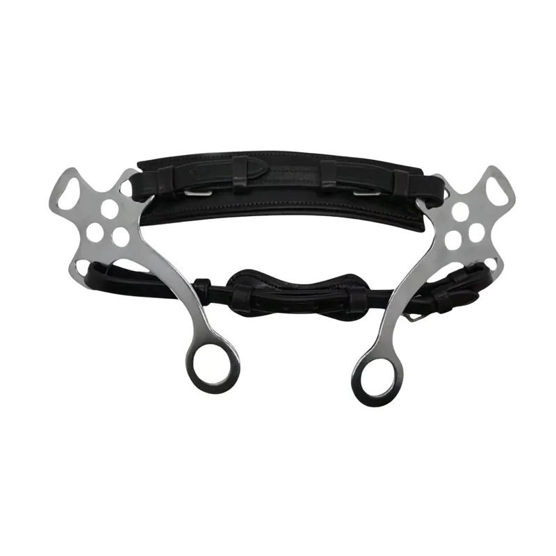 Townfields Hackamore English Bit Padded Leather in Black
