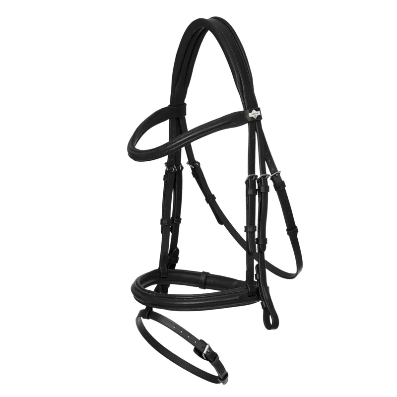 LeMieux Arika Flash Bridle in Black and Silver
