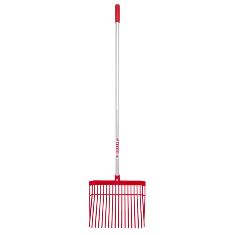 Red Gorilla Bedding Fork Straight Handle in Red