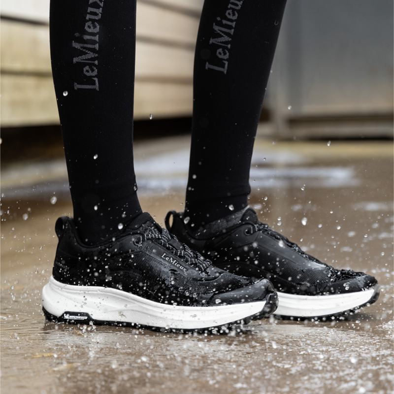 LeMieux Junior Kanta Waterproof Trainer in Black-1