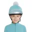 LeMieux Pom Hat Silk in Lagoon/Aqua