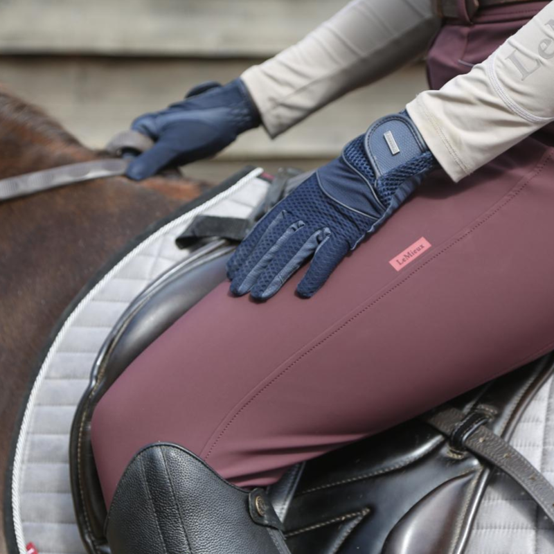 Townfields Air Mesh Riding Gloves in Navy-1