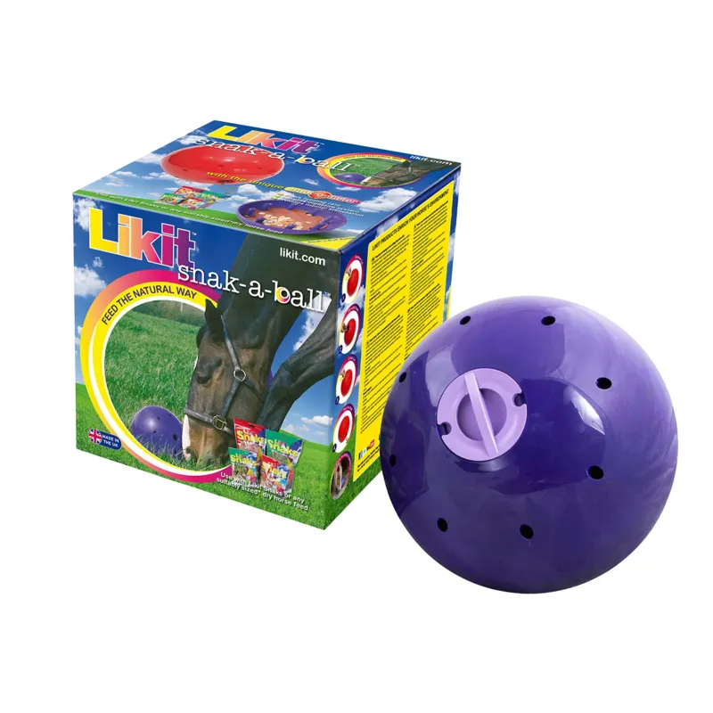 Likit Snak-a-Ball in Purple