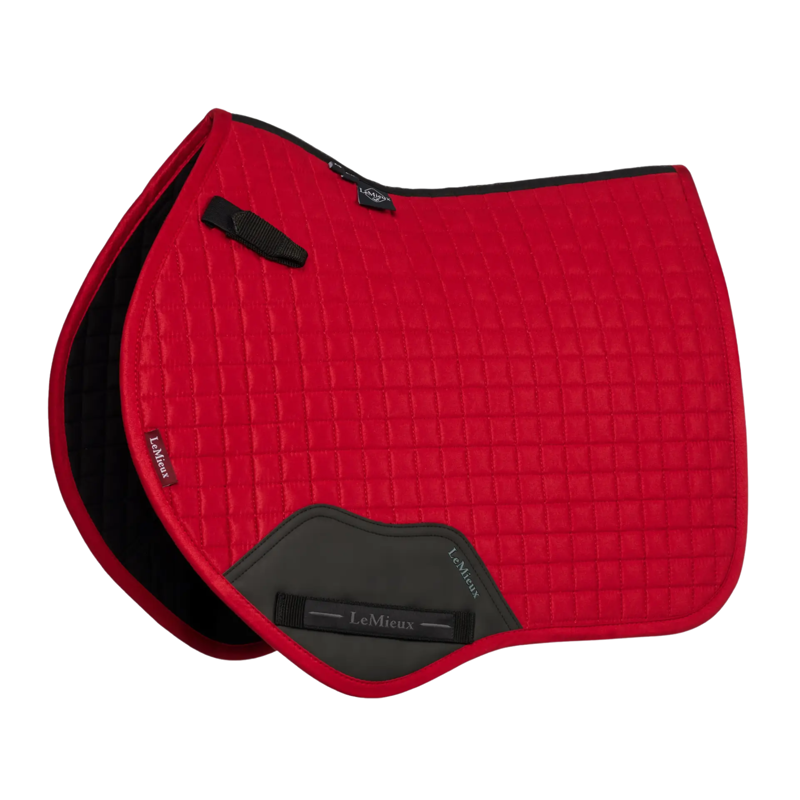 LeMieux Mini Suede Close Contact Square in Chilli