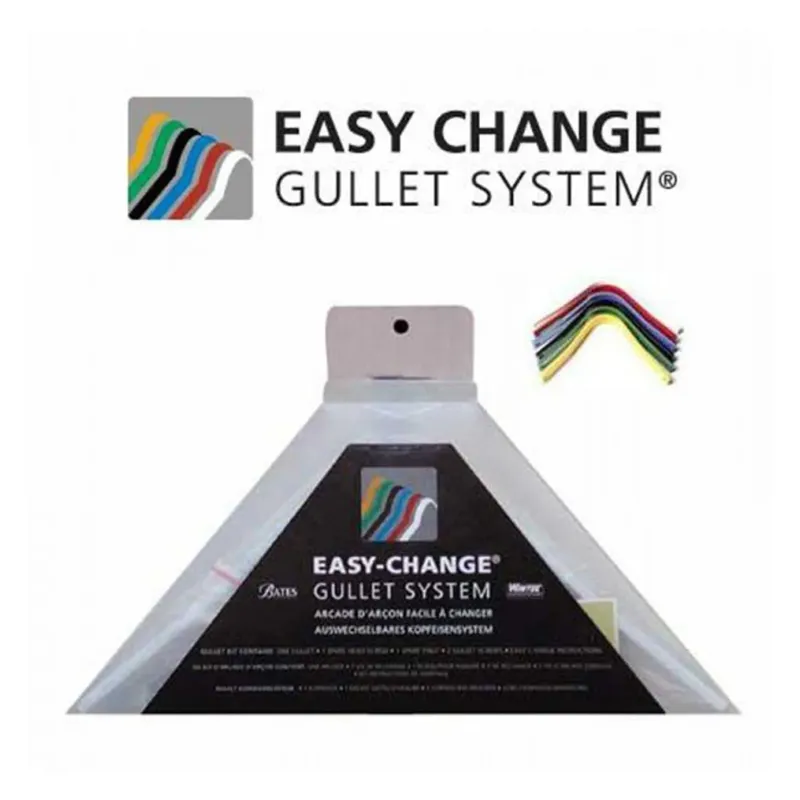 Bates/Wintec Easy Change Gullets Narrow in Yellow