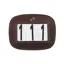 LeMieux Leather Saddle Pad Number Holder in Brown