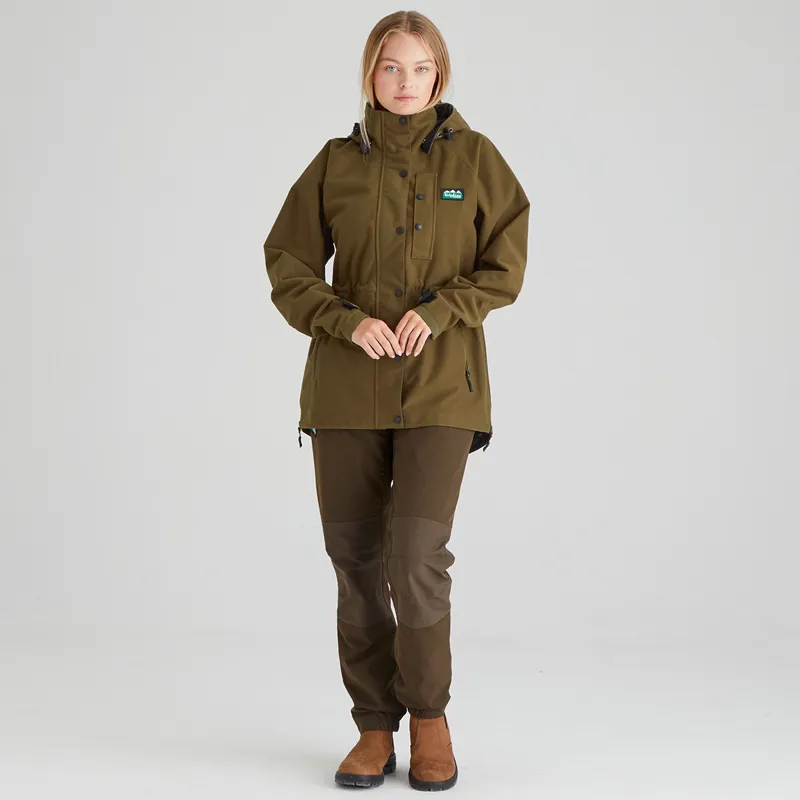 Ridgeline Womens Monsoon Classic Jacket In Teak
