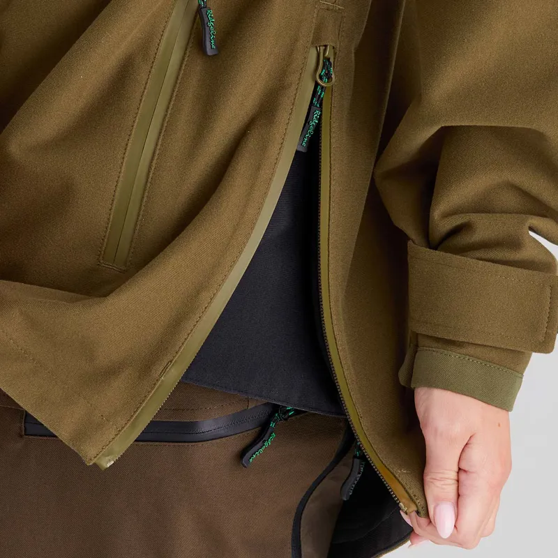 Ridgeline Womens Monsoon Classic Jacket In Teak-3