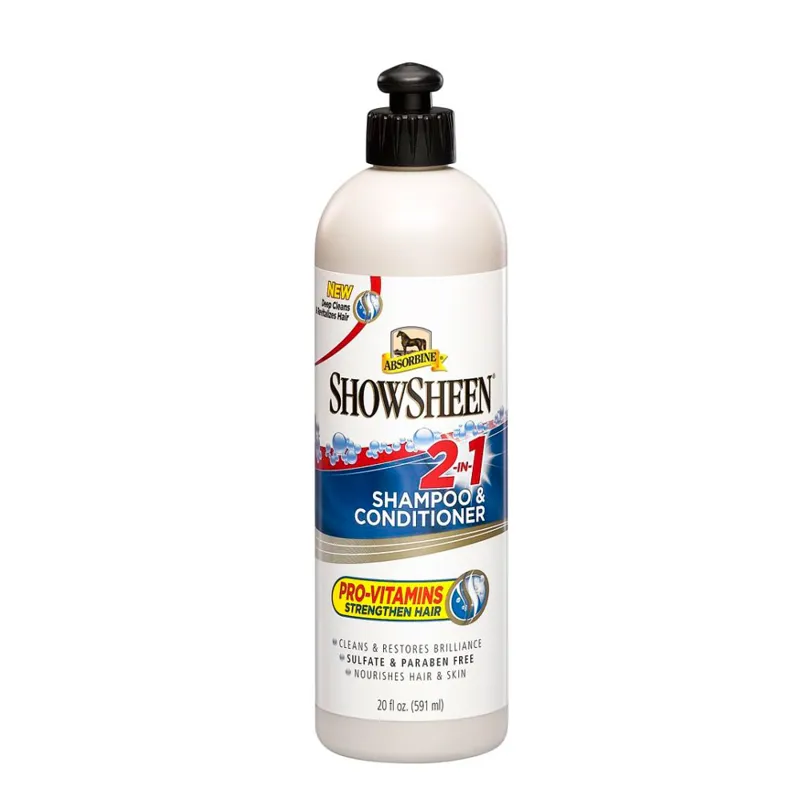 Absorbine Showsheen 2 in 1 Shampoo and Conditioner 591 ml