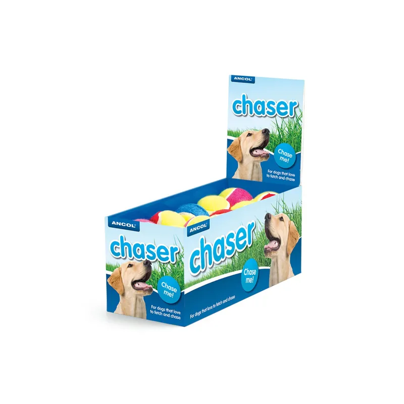 Ancol Playtime Chase Tennis Ball in Assorted