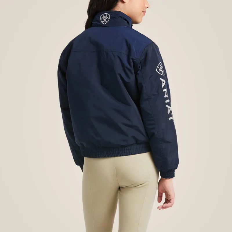 Ariat Junior Stable Insulated Jacket in Navy-1