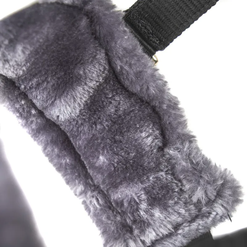 Arma Fleece Lined Lunge Cavesson in Black-1