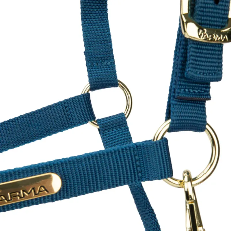 Arma Topaz Nylon Headcollar in Navy-1