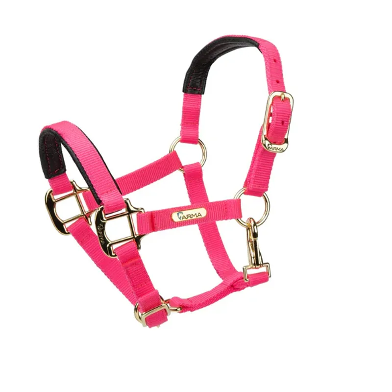 Arma Topaz Nylon Headcollar in Pink