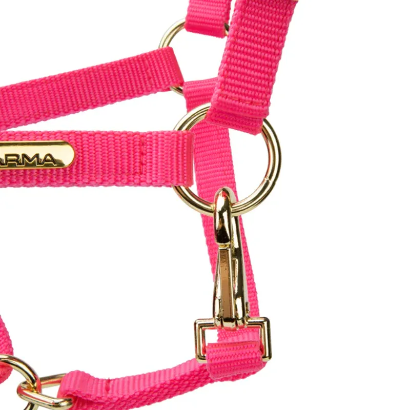 Arma Topaz Nylon Headcollar in Pink-3