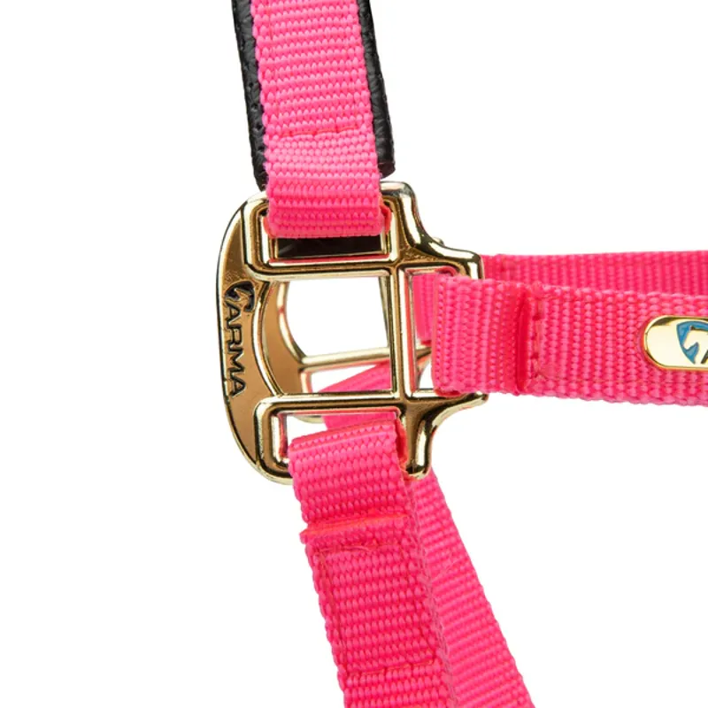 Arma Topaz Nylon Headcollar in Pink-5
