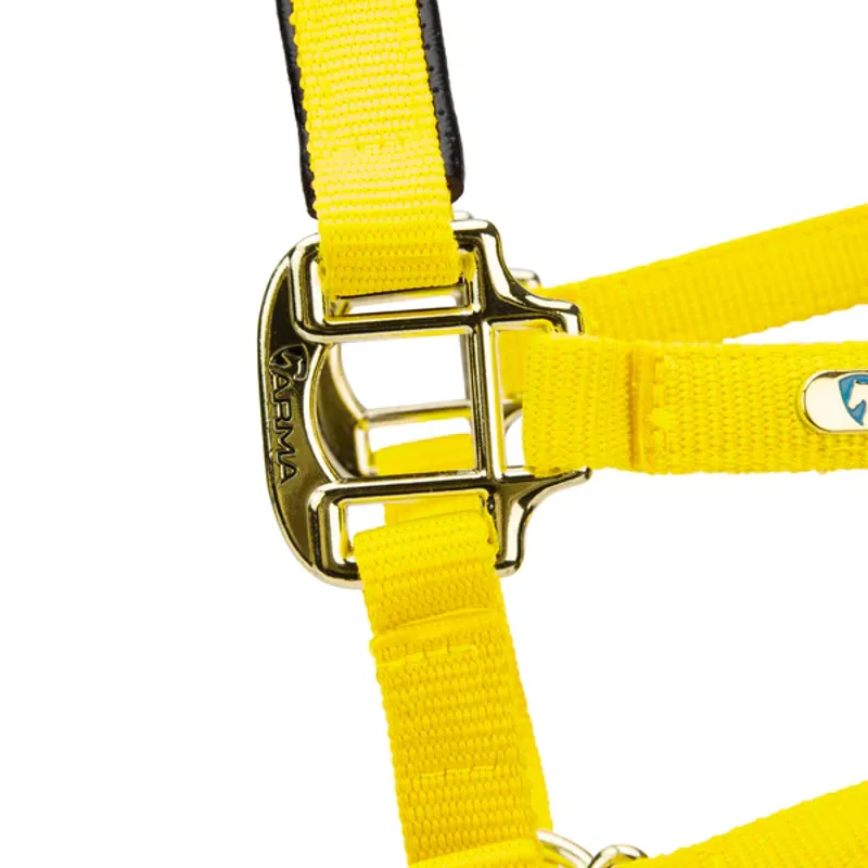 Arma Topaz Nylon Headcollar in Yellow-5