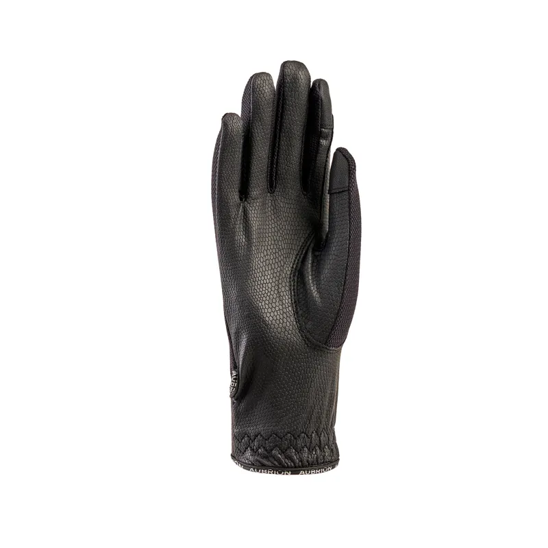 Aubrion Aero Flexfit Riding Gloves in Black-2