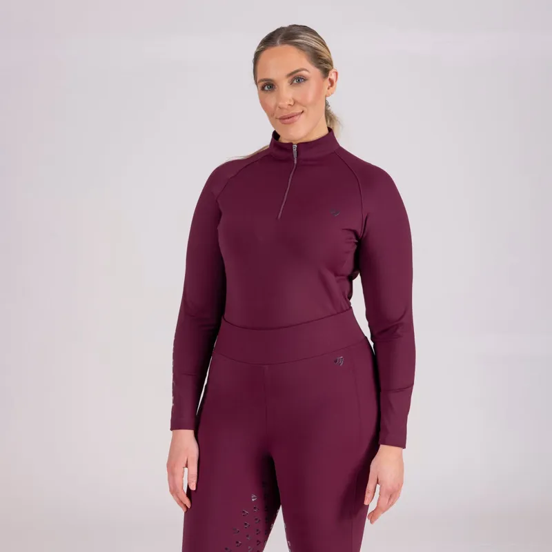 Aubrion Eltar Base Layer in Black Cherry