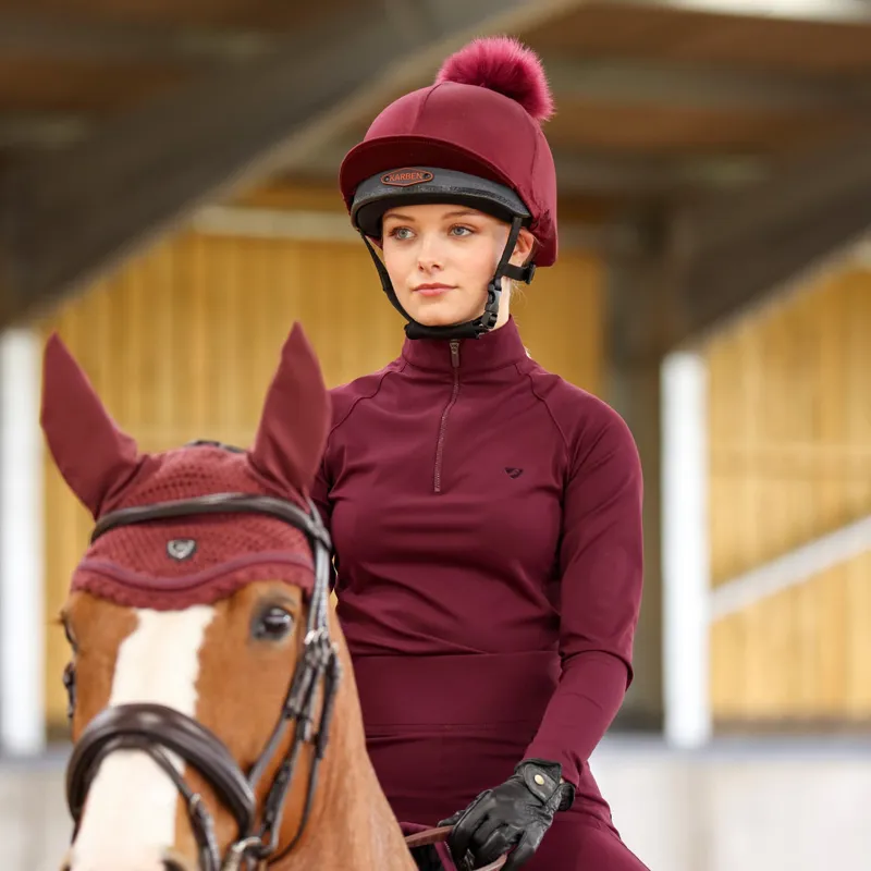 Aubrion Eltar Base Layer in Black Cherry-1
