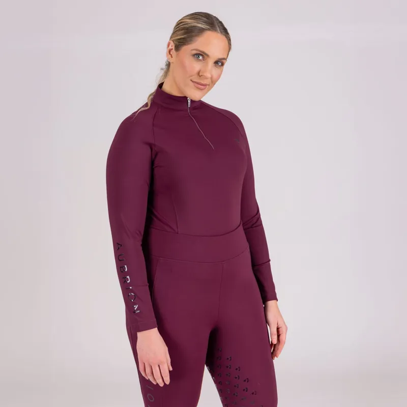 Aubrion Eltar Base Layer in Black Cherry-3