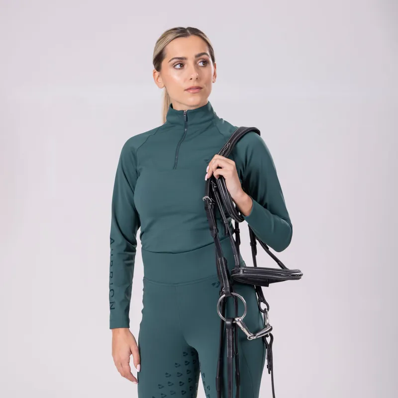 Aubrion Eltar Base Layer in Green-2