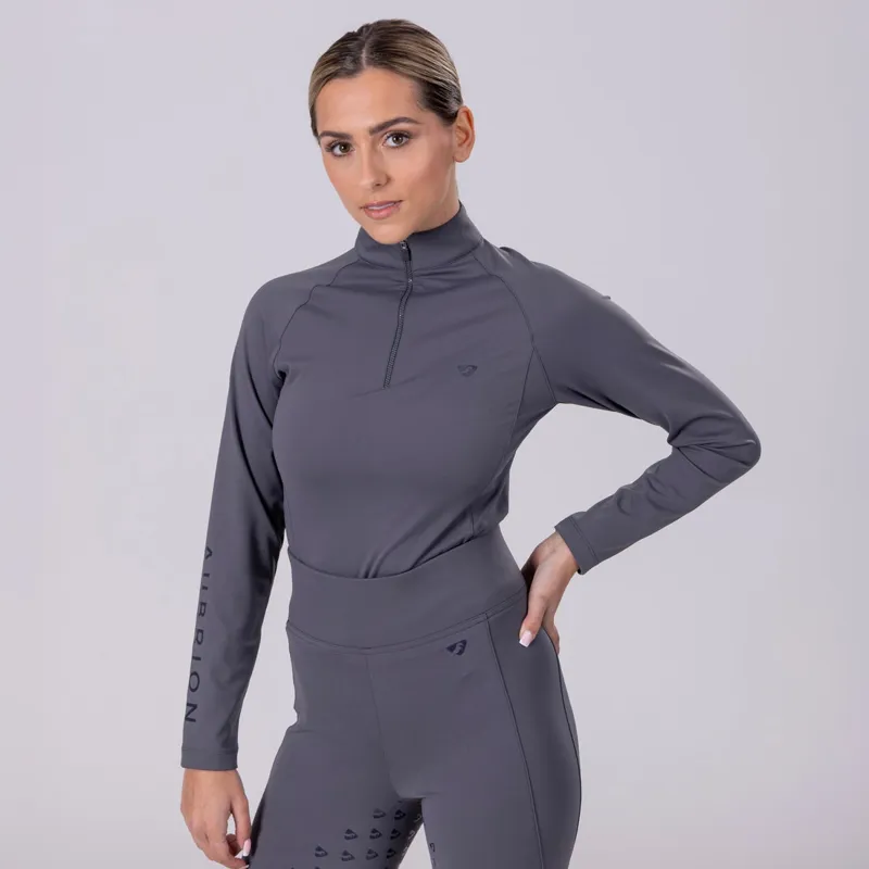 Aubrion Eltar Base Layer in Grey-1