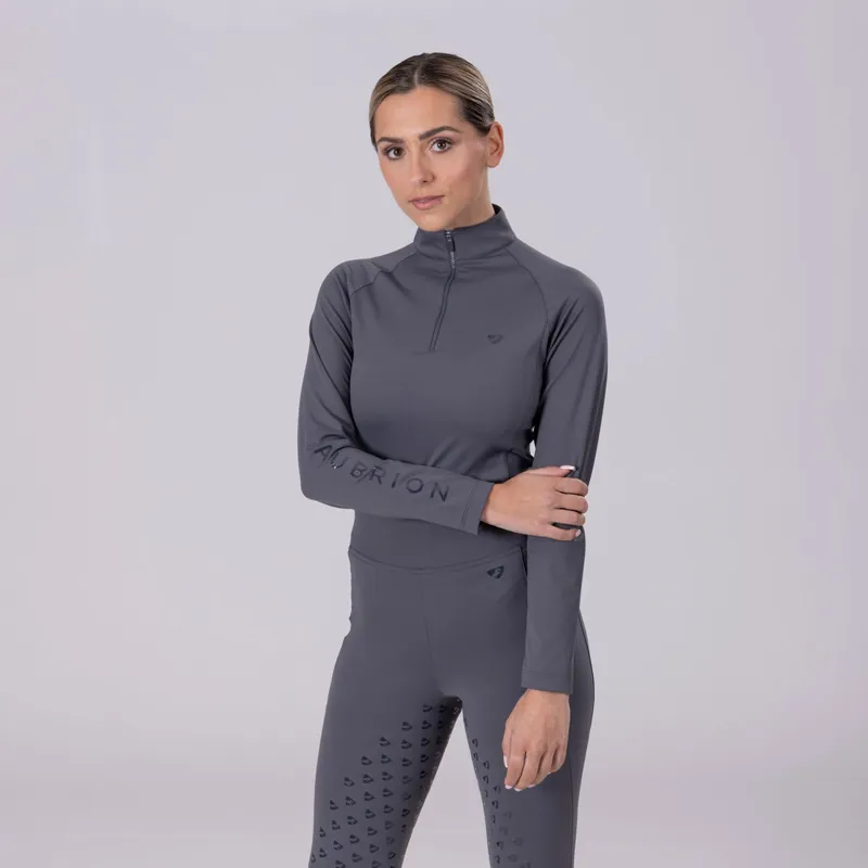 Aubrion Eltar Base Layer in Grey-8