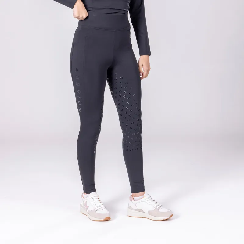 Aubrion Eltar Riding Tights in Black-3