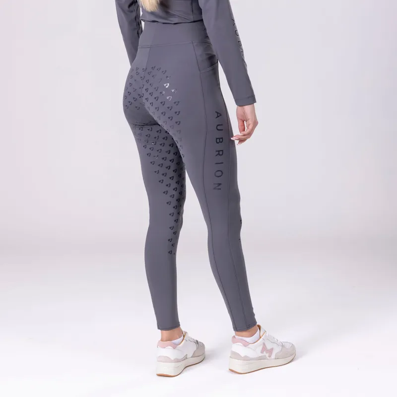 Aubrion Eltar Riding Tights in Grey-4