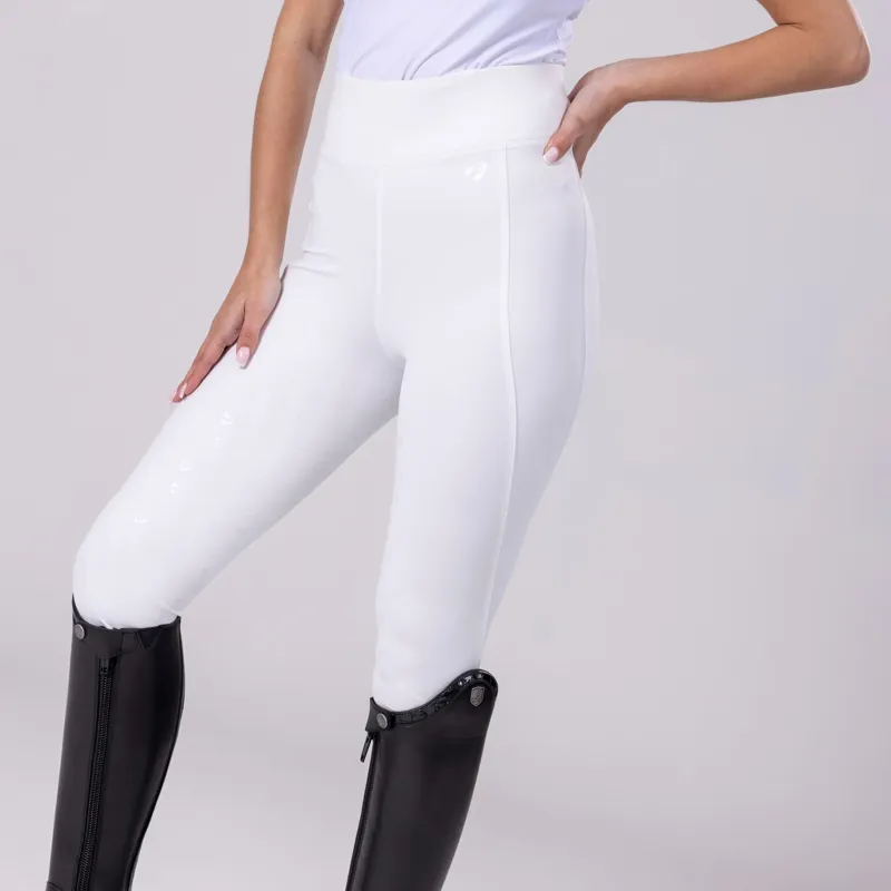 Aubrion Eltar Riding Tights in White-3