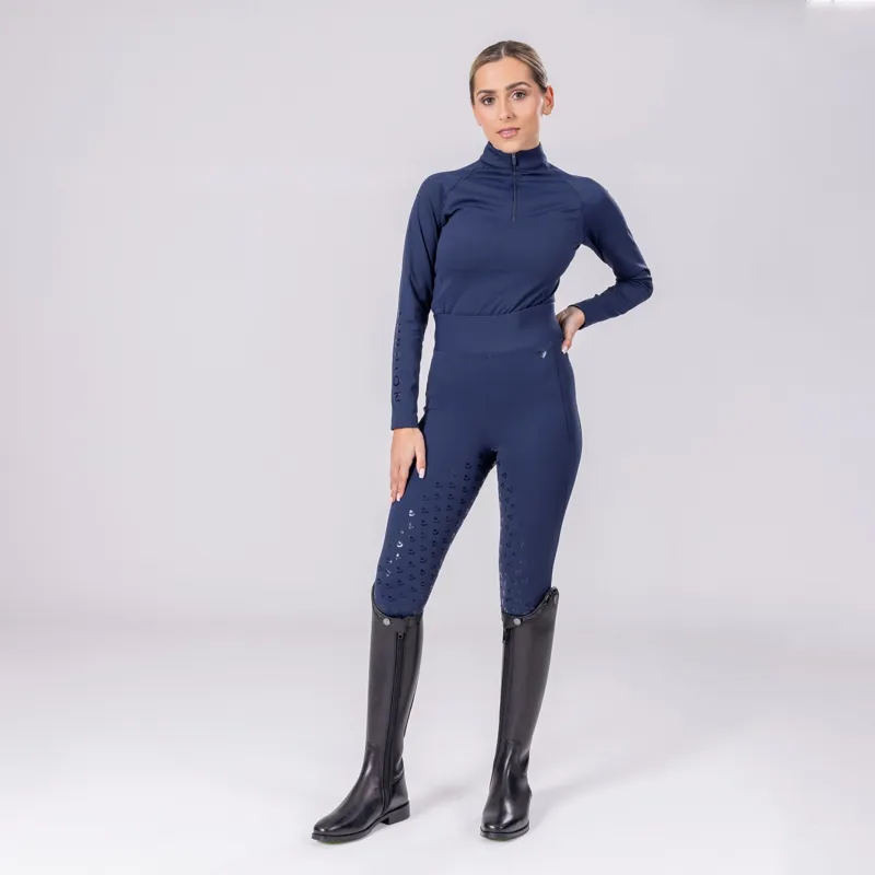 Aubrion Eltar Riding Tights Young Rider in Navy