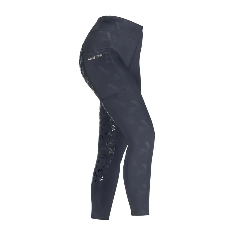 Aubrion React Winter Riding Tights in Shadow